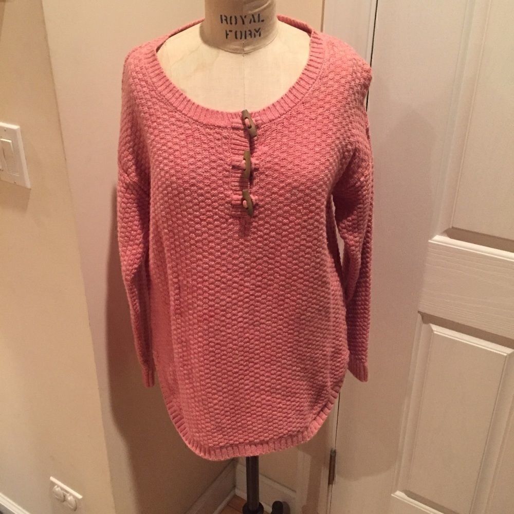 Ruff Hewn Sweater Mauve Oversized